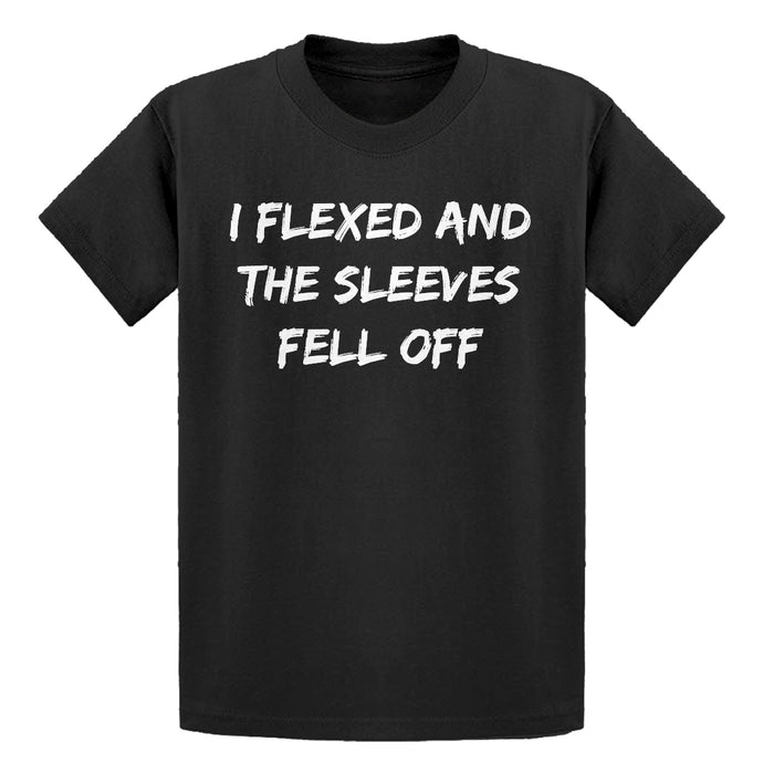 Youth I Flexed and the Sleeves Fell Off Kids T-shirt