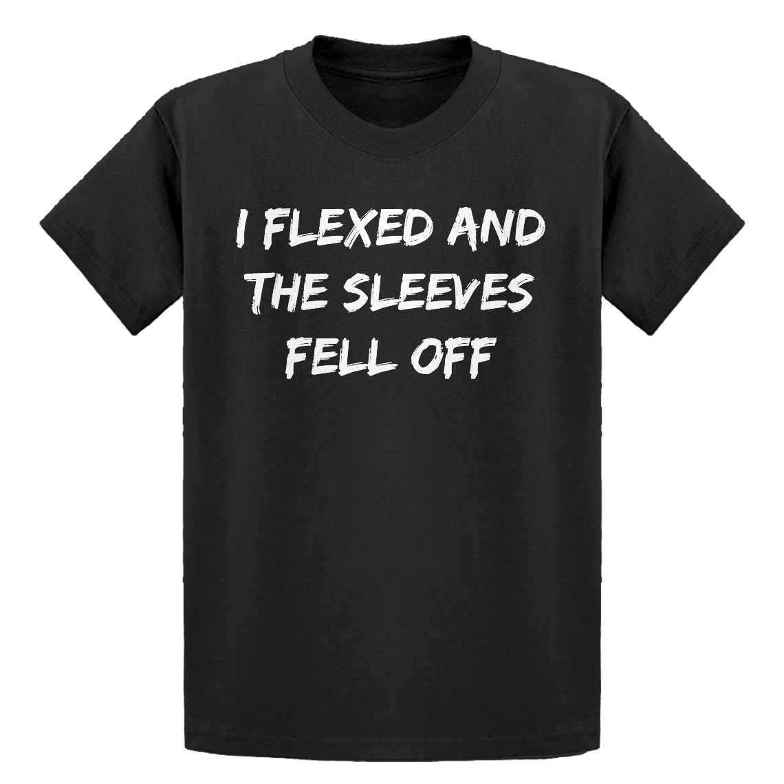 Youth I Flexed and the Sleeves Fell Off Kids T-shirt