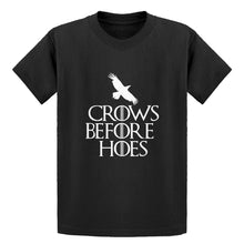 Youth Crows Before Hoes Kids T-shirt