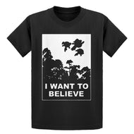 Youth I Want to Believe Super Girls Kids T-shirt
