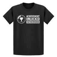 Youth Achievement Unlocked Fatherhood Kids T-shirt