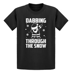 Youth Dabbing through the Snow Kids T-shirt
