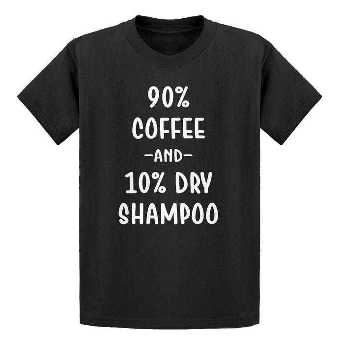 Youth 90% Coffee 10% Dry Shampoo Kids T-shirt