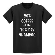 Youth 90% Coffee 10% Dry Shampoo Kids T-shirt