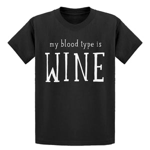 Youth My Blood Type is Wine Kids T-shirt