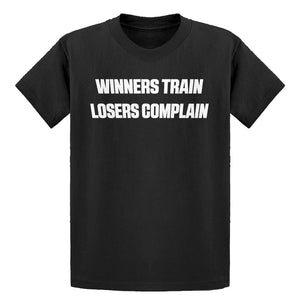 Youth Winners Train, Losers Complain Kids T-shirt
