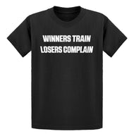 Youth Winners Train, Losers Complain Kids T-shirt