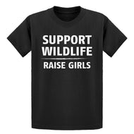 Youth Support Wildlife Raise Girls Kids T-shirt