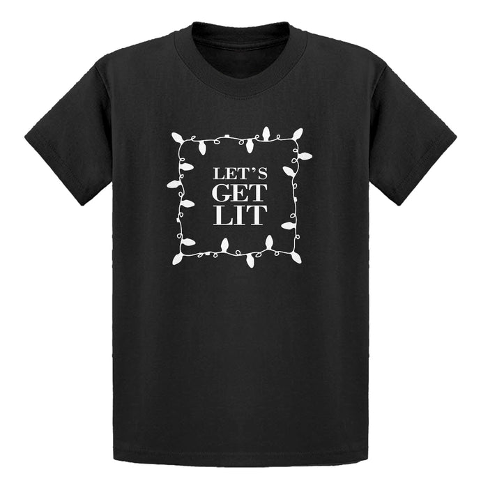 Youth Lets Get Lit Kids T-shirt