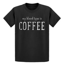 Youth My Blood Type is Coffee Kids T-shirt