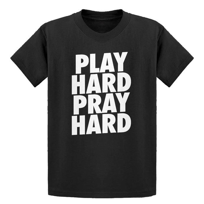 Youth Play Hard Pray Hard (was 7006) Kids T-shirt