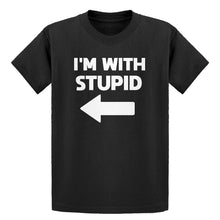 Youth I'm With Stupid Left Kids T-shirt