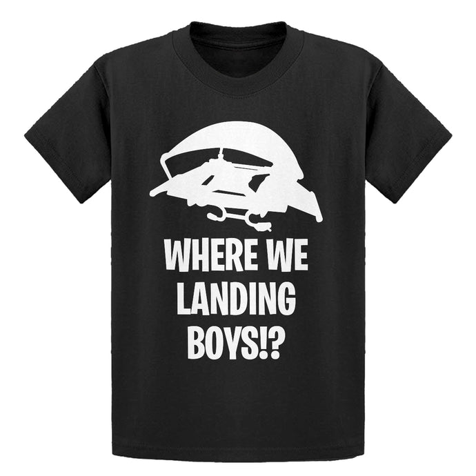 Youth Where We Landing Boys?! Kids T-shirt