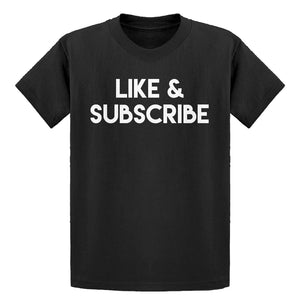 Youth Like and Subscribe Kids T-shirt