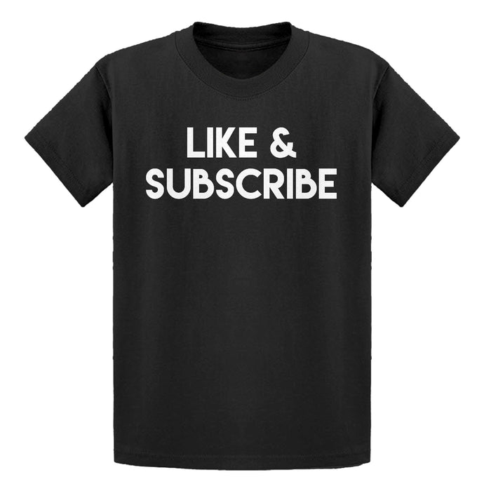 Youth Like and Subscribe Kids T-shirt