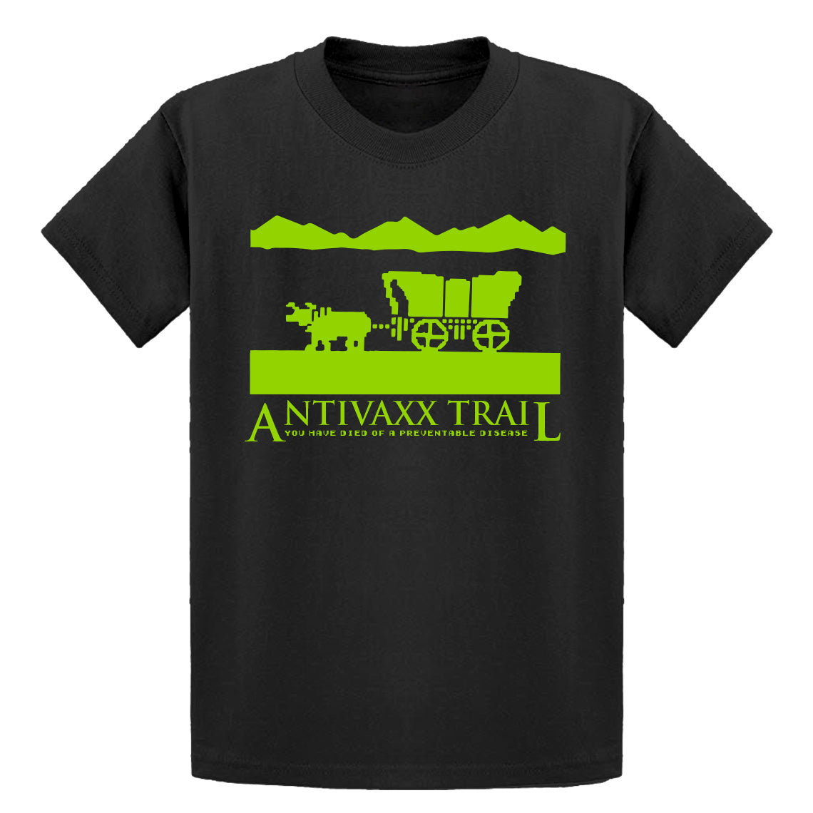 Youth Antivaxx Trail Kids T-shirt