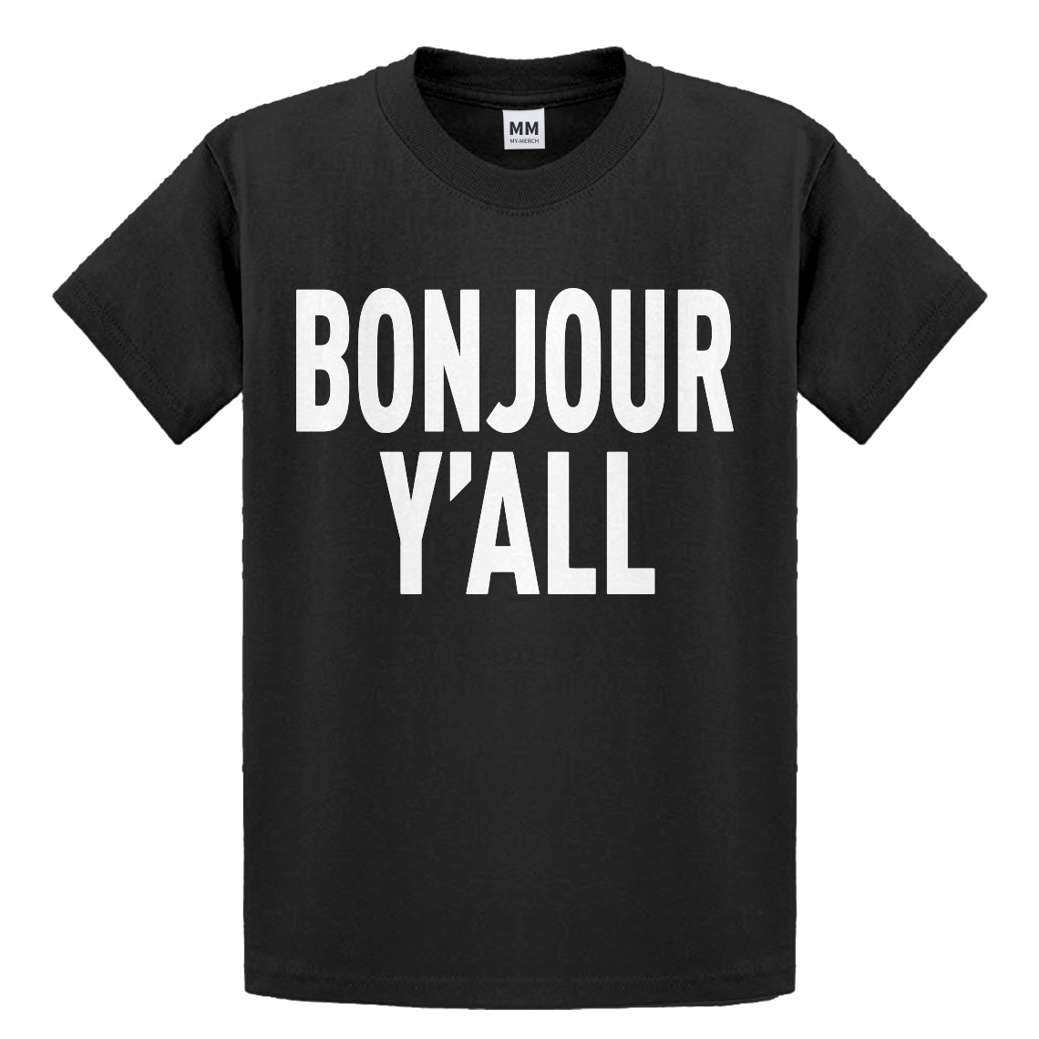 Youth Bonjour Yall Kids T-shirt