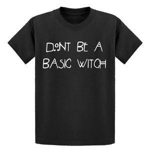 Youth Dont Be a Basic Witch Kids T-shirt