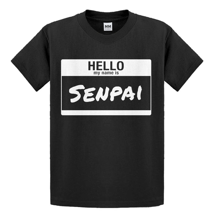 Youth Hello My Name is Senpai Kids T-shirt