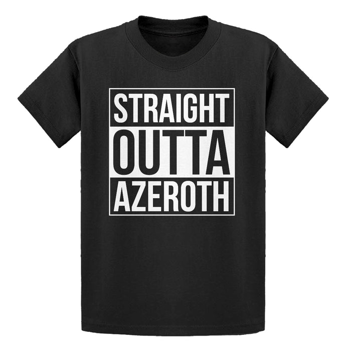 Youth Straight Outta Azeroth Kids T-shirt
