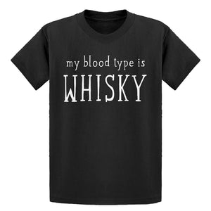 Youth My Blood Type is Whisky Kids T-shirt