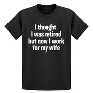 Youth I Thought I was Retired Kids T-shirt