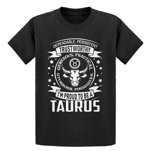 Youth Taurus Astrology Zodiac Sign Kids T-shirt