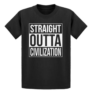 Youth Straight Outta Civilization Kids T-shirt