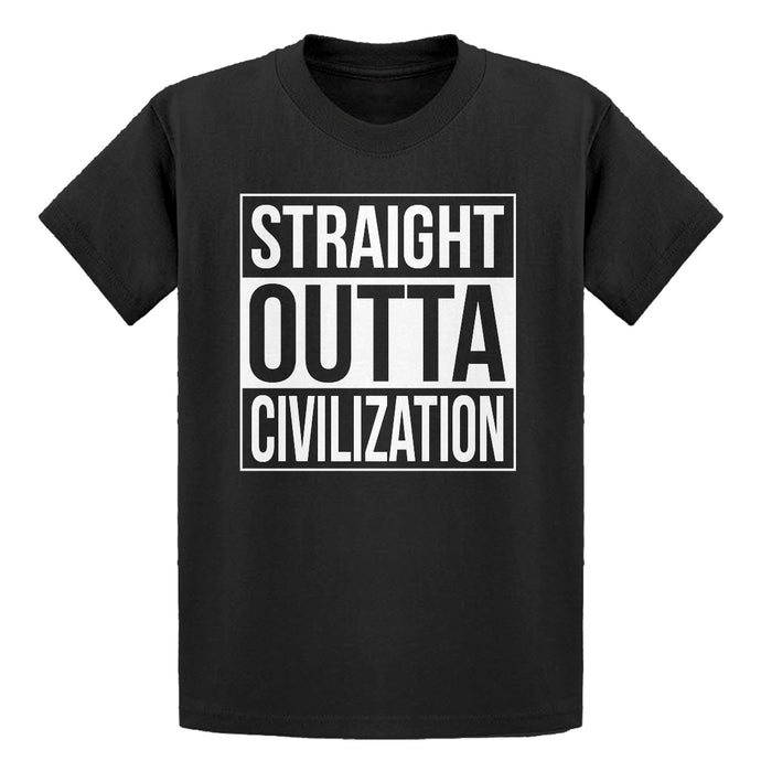 Youth Straight Outta Civilization Kids T-shirt