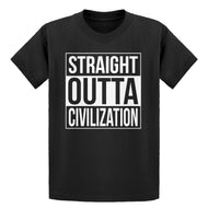 Youth Straight Outta Civilization Kids T-shirt