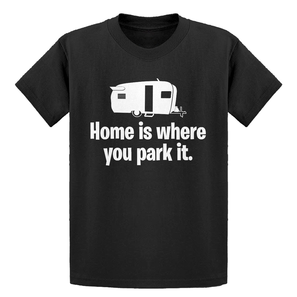 Youth Home is Where you Park it Kids T-shirt