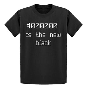 Youth 000000 is the new black Kids T-shirt
