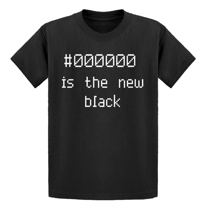 Youth 000000 is the new black Kids T-shirt