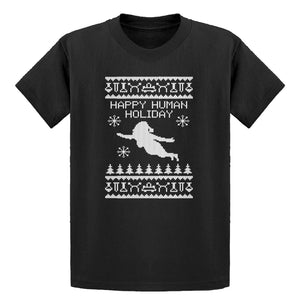 Youth Happy Human Holiday Kids T-shirt