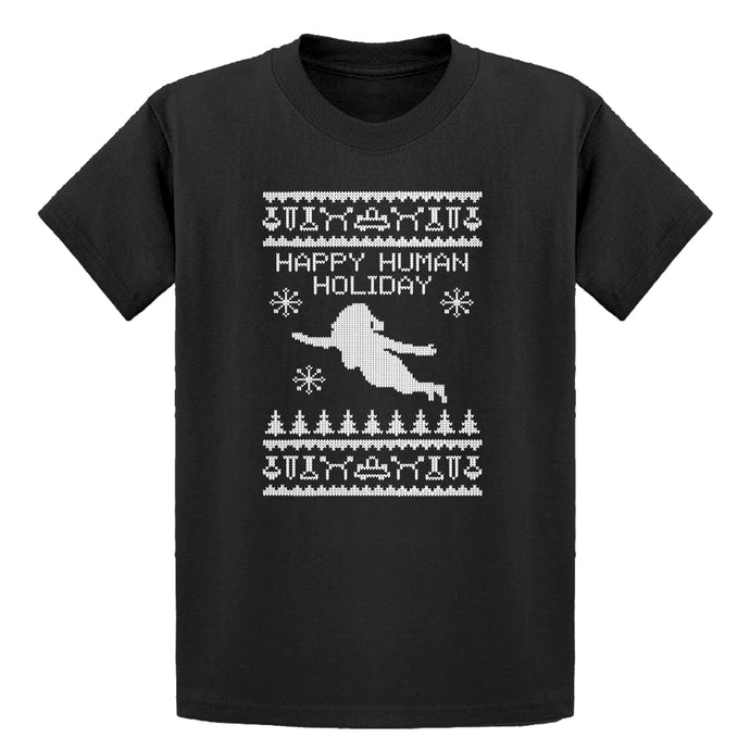 Youth Happy Human Holiday Kids T-shirt