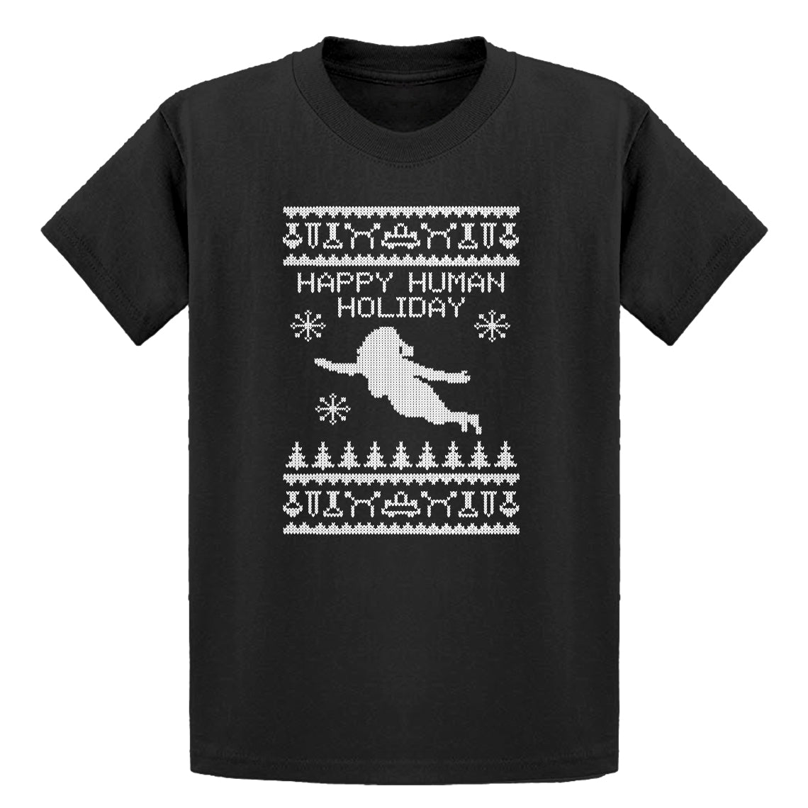 Youth Happy Human Holiday Kids T-shirt