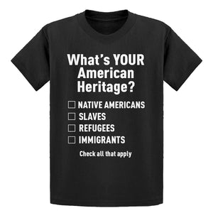 Youth What's Your Heritage? Kids T-shirt