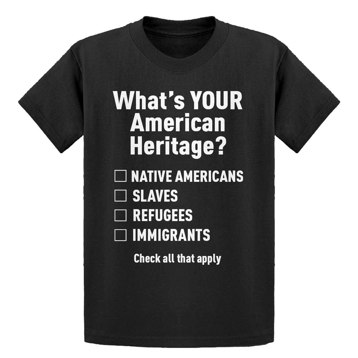 Youth What's Your Heritage? Kids T-shirt
