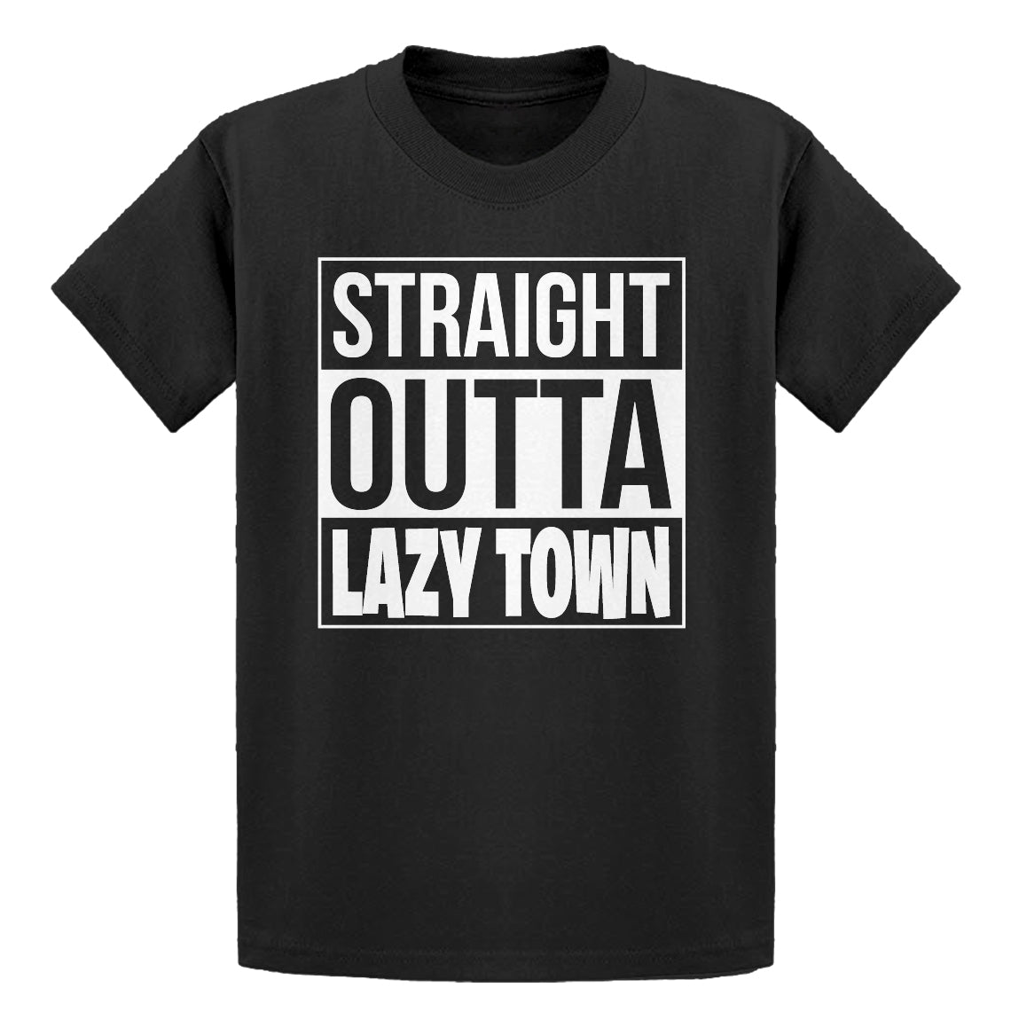 Youth Straight Outta Lazy Town Kids T-shirt