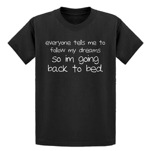 Youth Back to Bed Kids T-shirt