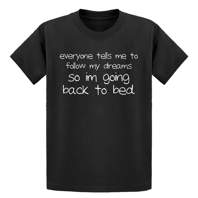 Youth Back to Bed Kids T-shirt