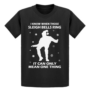 Youth When Those Sleigh Bells Ring Kids T-shirt