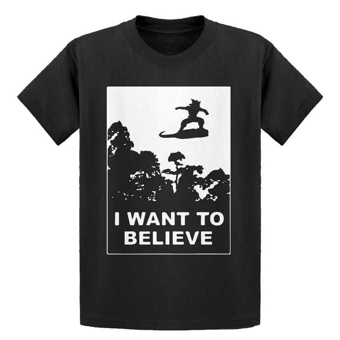 Youth I Want to Believe Nimbus Fighter Kids T-shirt