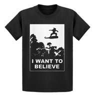 Youth I Want to Believe Nimbus Fighter Kids T-shirt