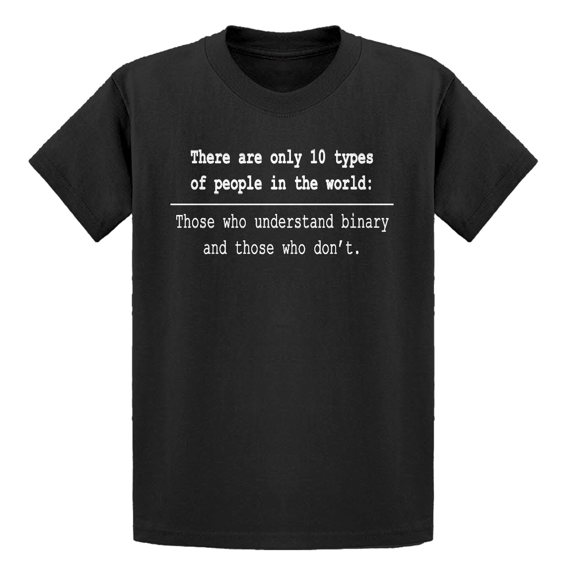 Youth 10 Types of People Kids T-shirt