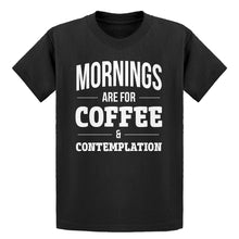 Youth Mornings are for Coffee and Contemplation Kids T-shirt