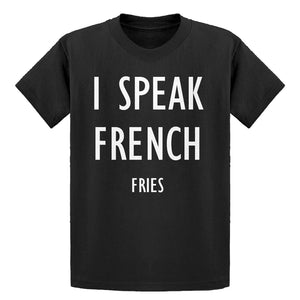 Youth I Speak French Fries Kids T-shirt