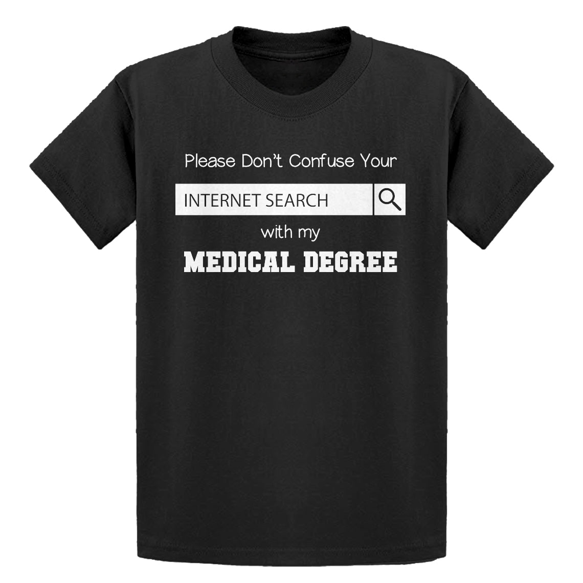 Youth Don't Confuse Your Search Kids T-shirt
