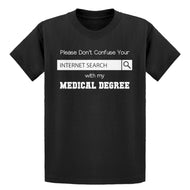 Youth Don't Confuse Your Search Kids T-shirt