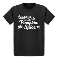 Youth Leggings, Boots, and Pumpkin Spice Kids T-shirt